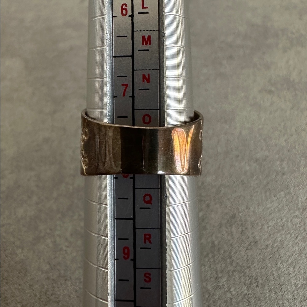 Honeycomb design turquoise ring in sterling silver by Jay King - Picture 13 of 14